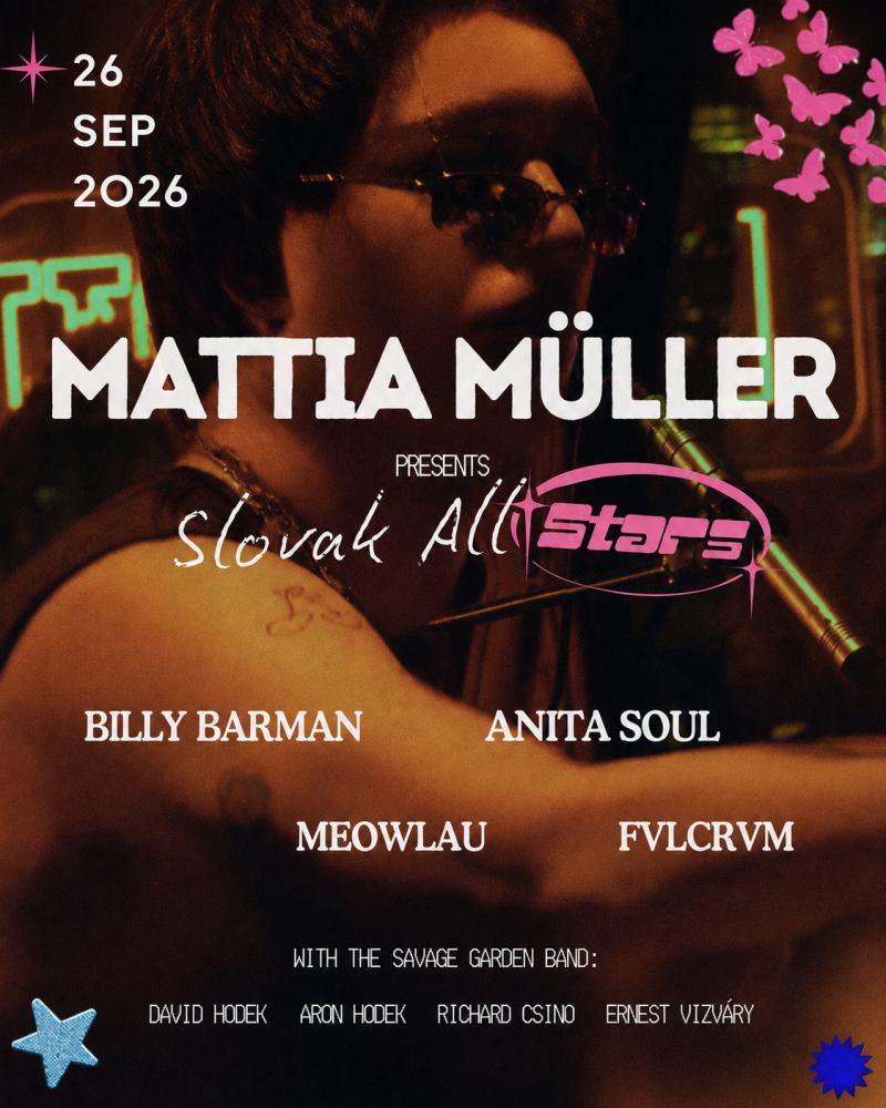 Mattia Müller presents SLOVAK ALL STARS | streda 26. 9. | 20:00